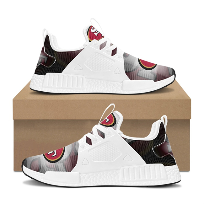 Men's San Francisco 49ers Lightweight Athletic Sneakers/Shoes 004